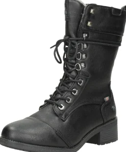 Mustang Veterschoenen Hoog Zwart Online