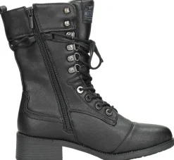 Mustang Veterschoenen Hoog Zwart Online