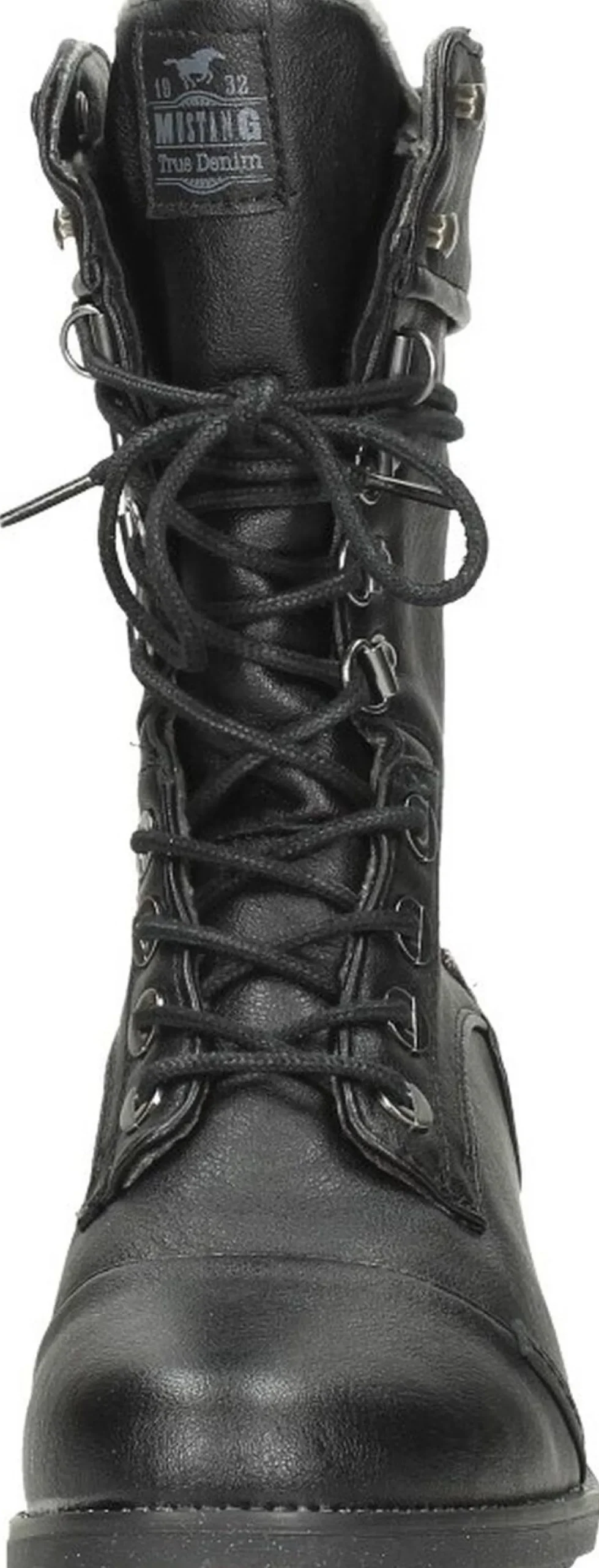 Mustang Veterschoenen Hoog Zwart Online