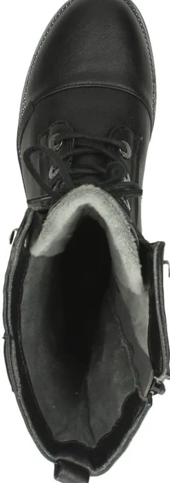 Mustang Veterschoenen Hoog Zwart Online