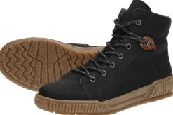 Rieker Veterschoenen Hoog Zwart Outlet