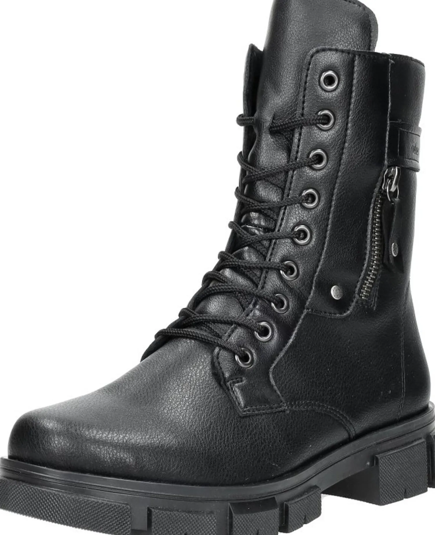 Rieker Veterschoenen hoog Zwart Hot