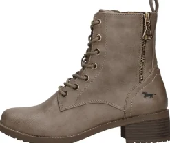 Mustang Veterschoenen Hoog Taupe Clearance