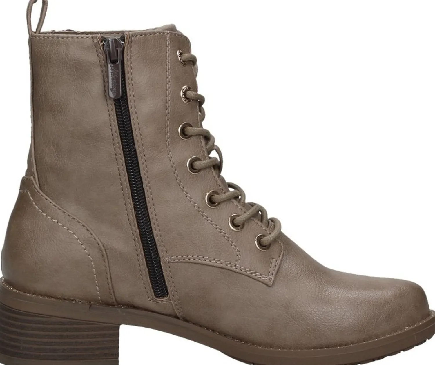 Mustang Veterschoenen Hoog Taupe Clearance