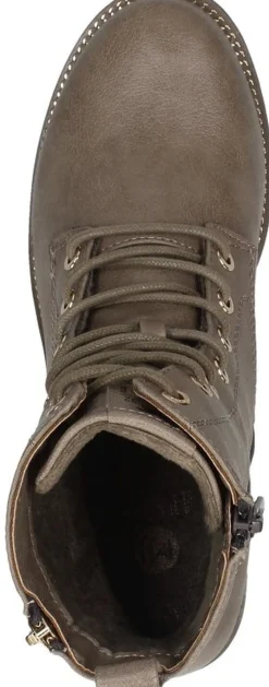 Mustang Veterschoenen Hoog Taupe Clearance