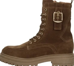 Red Rag Veterschoenen Hoog Taupe Fashion