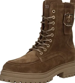 Red Rag Veterschoenen Hoog Taupe Fashion