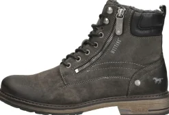 Mustang Veterschoenen Hoog Donkergrijs New