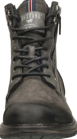 Mustang Veterschoenen Hoog Donkergrijs New