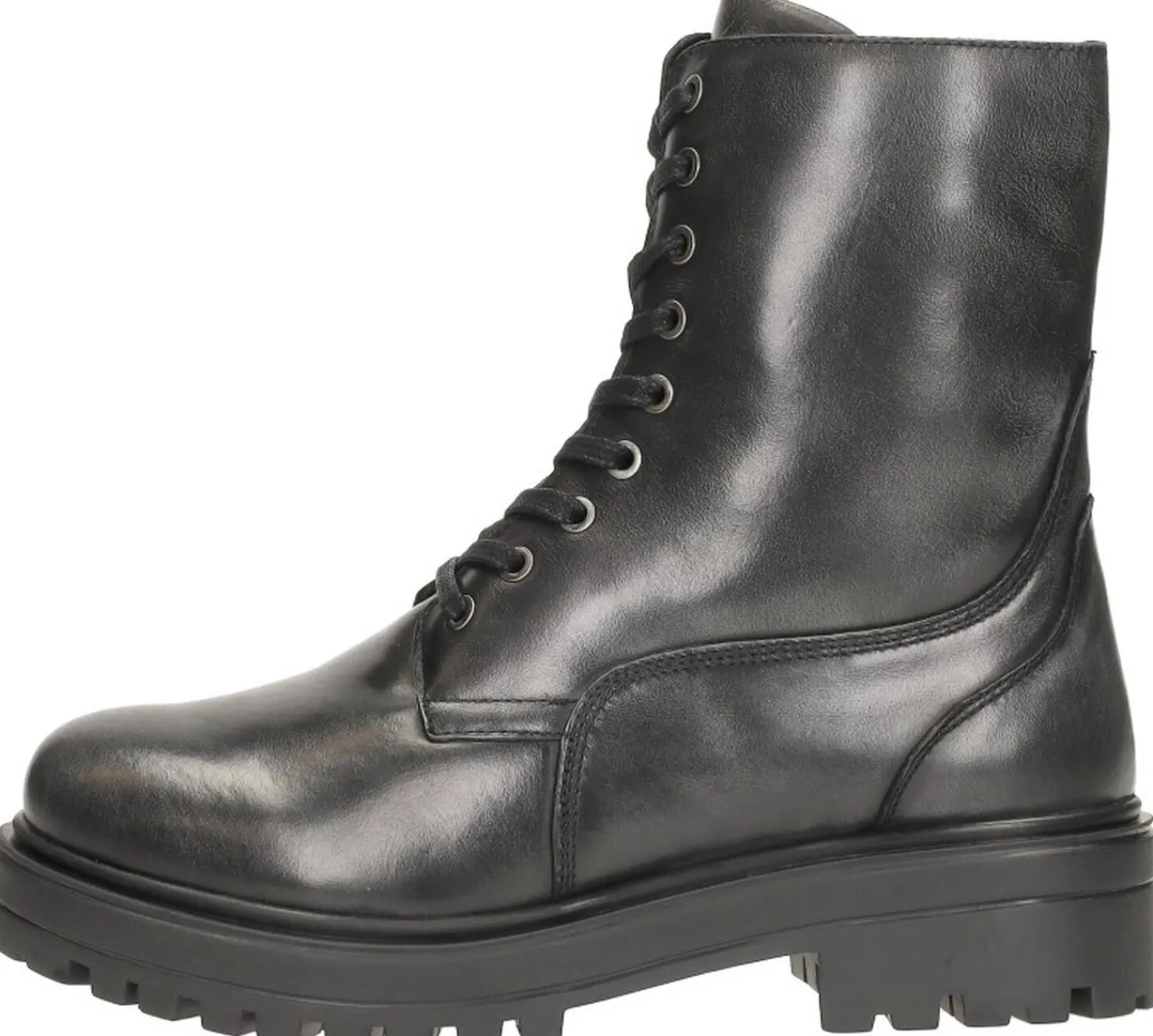 Sub55 Veterschoenen Hoog Zwart Outlet