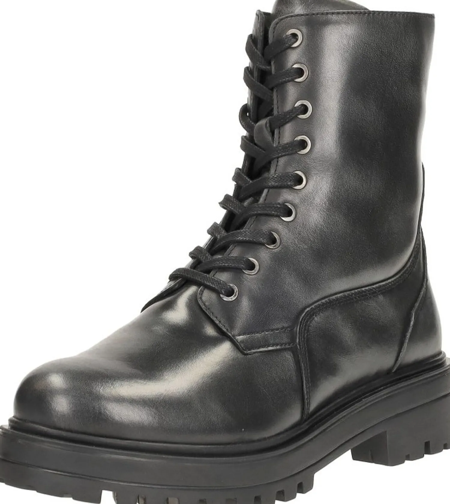 Sub55 Veterschoenen Hoog Zwart Outlet