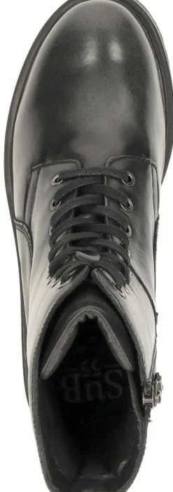 Sub55 Veterschoenen Hoog Zwart Outlet