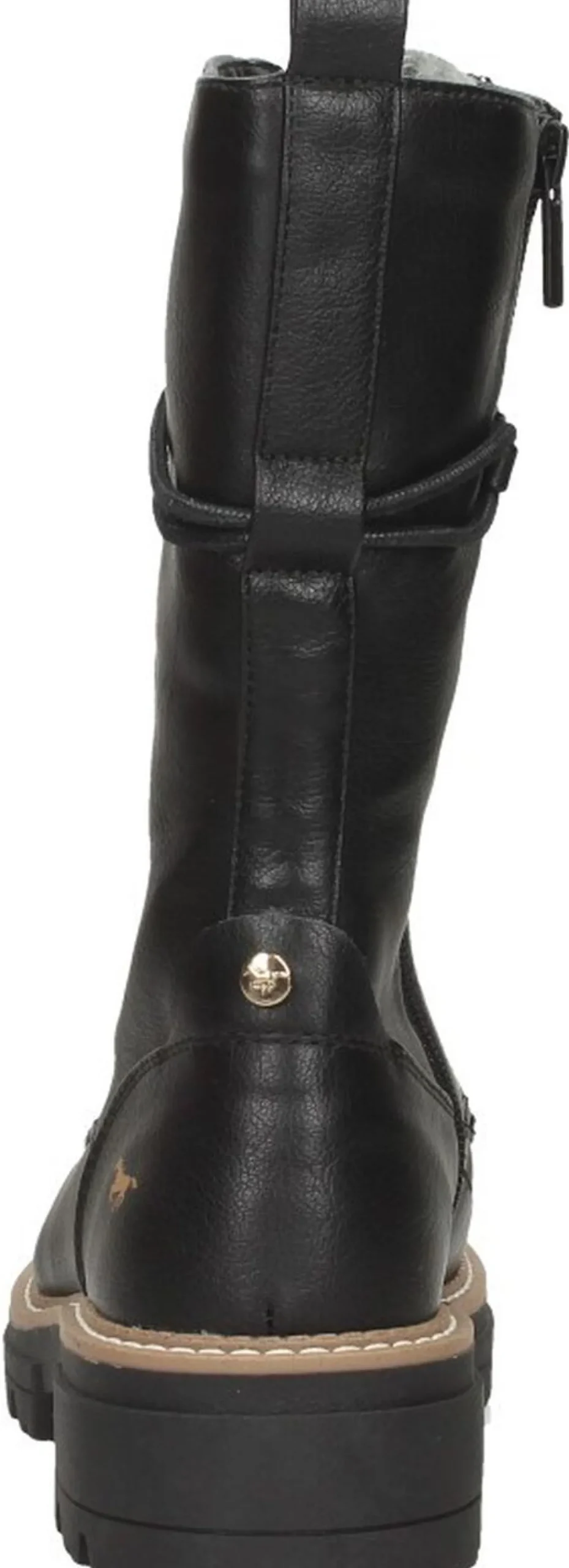 Mustang Veterschoenen Hoog Zwart Fashion
