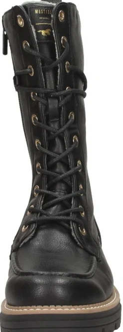 Mustang Veterschoenen Hoog Zwart Fashion