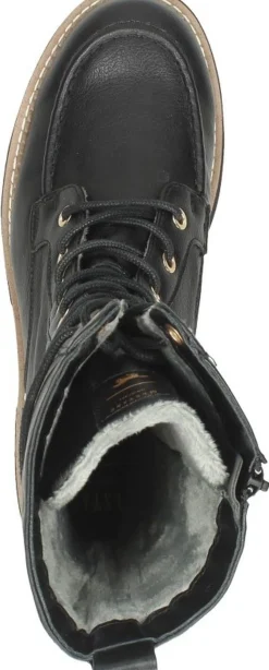 Mustang Veterschoenen Hoog Zwart Fashion