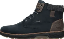 Rieker Veterschoenen Hoog Blauw Outlet
