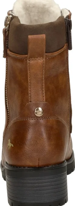Mustang Veterschoenen Hoog Cognac Hot
