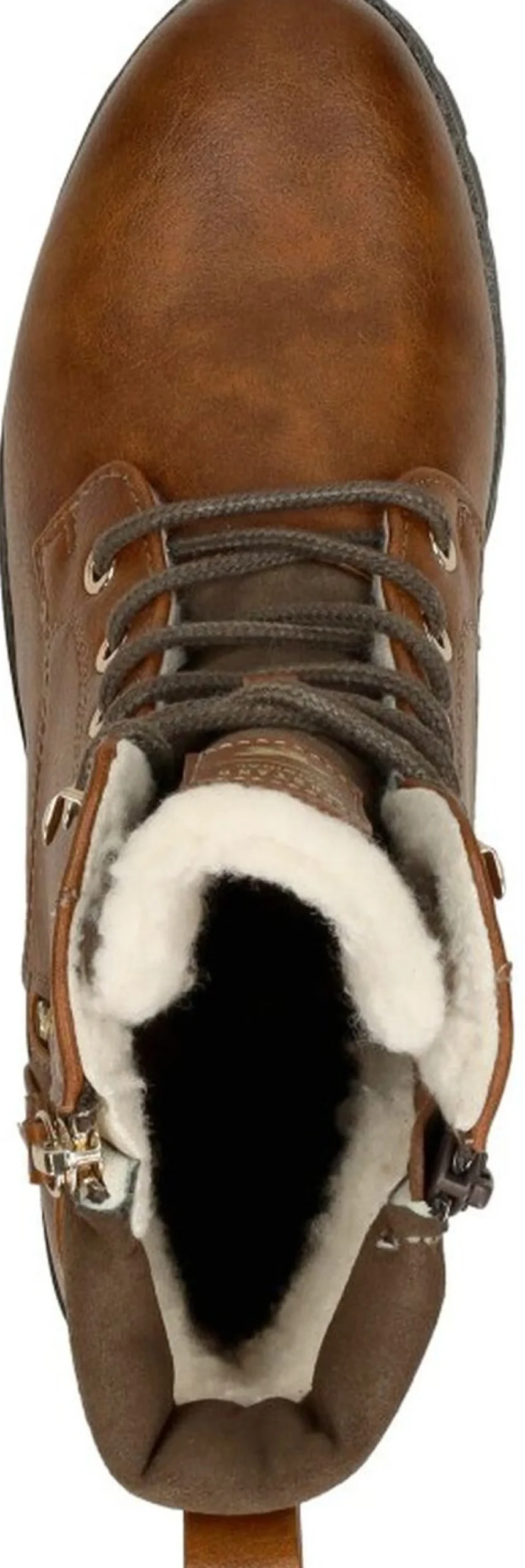 Mustang Veterschoenen Hoog Cognac Hot
