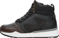 Sub55 Veterschoenen Hoog Donkerbruin Outlet