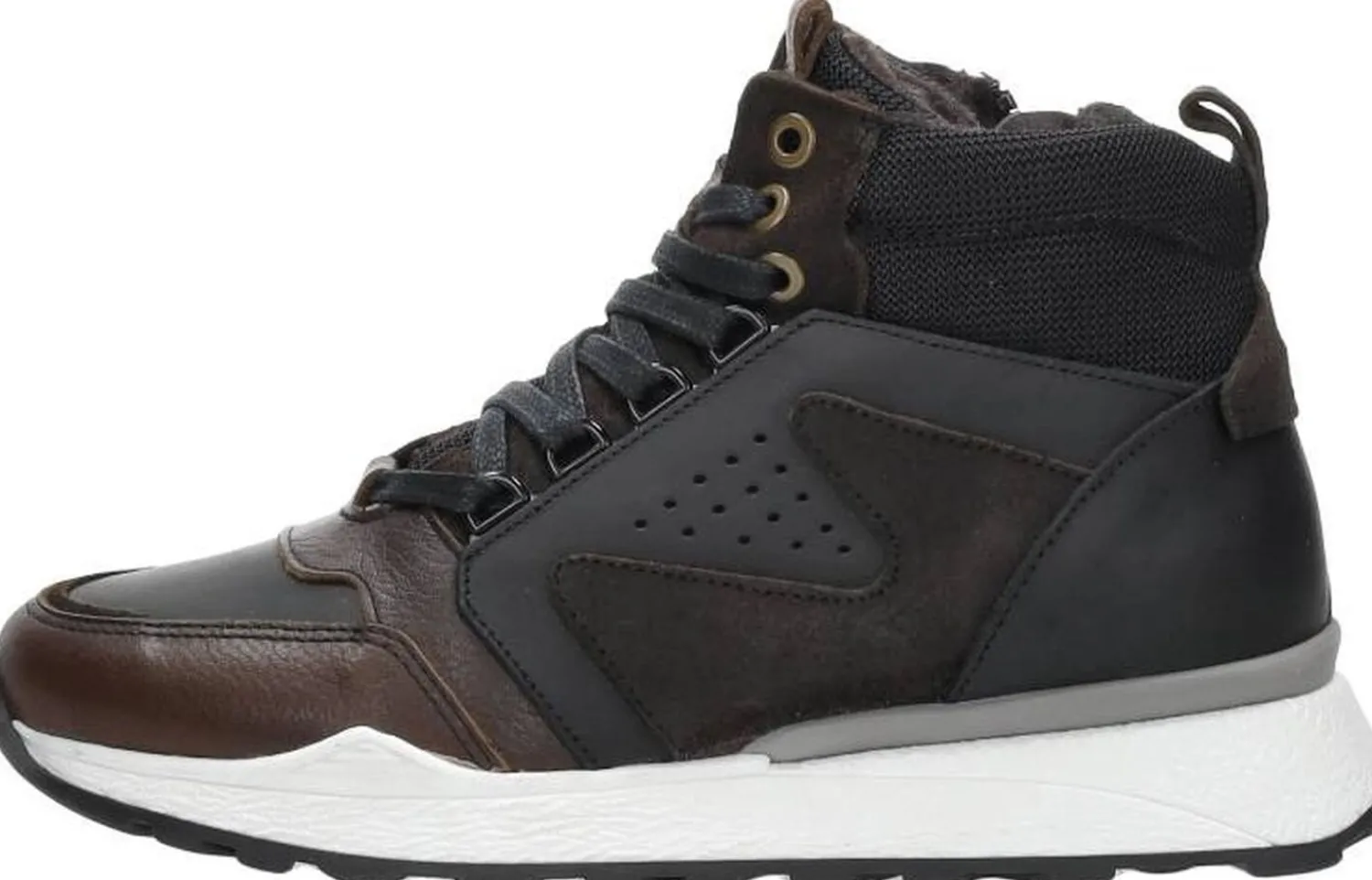 Sub55 Veterschoenen Hoog Donkerbruin Outlet