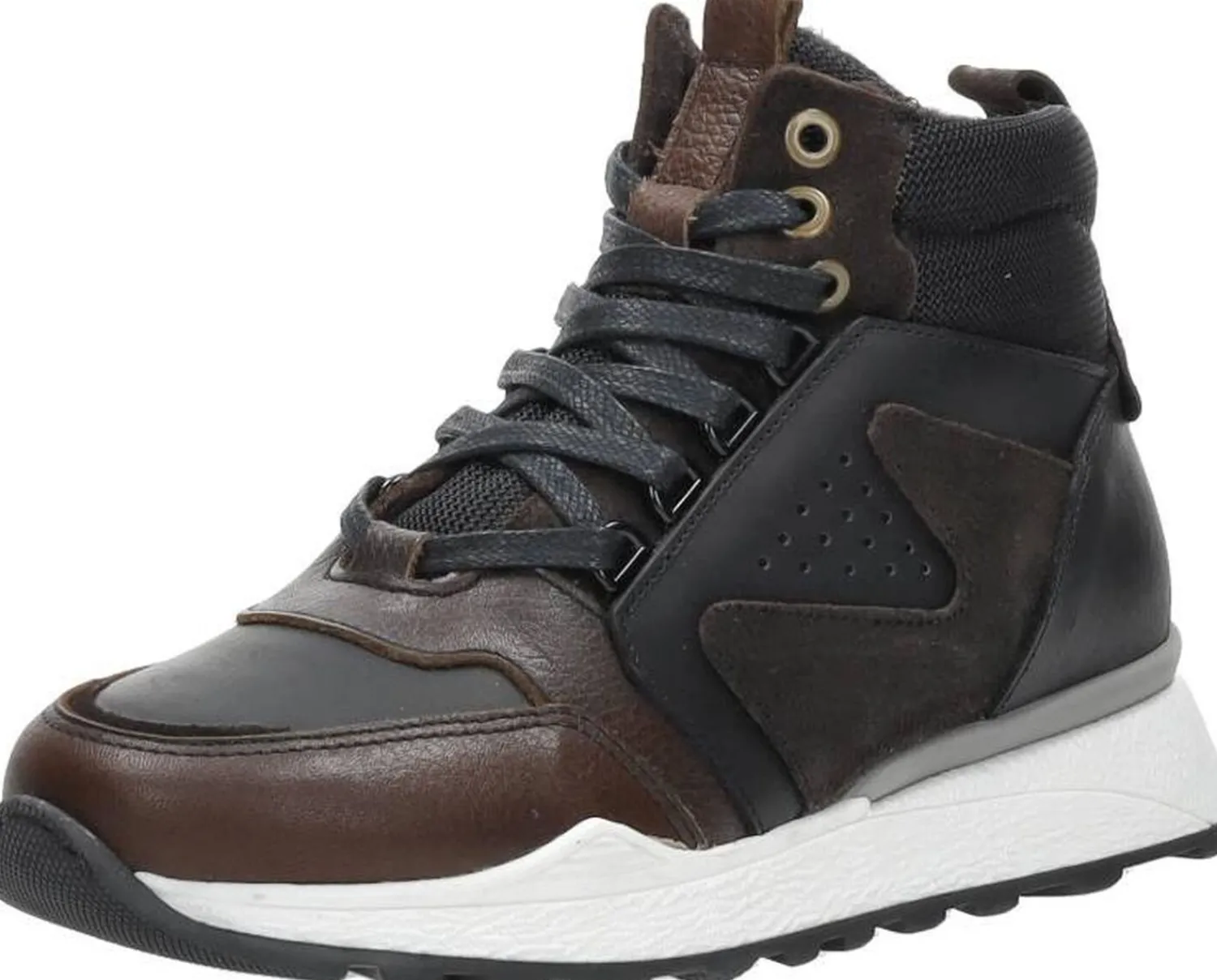 Sub55 Veterschoenen Hoog Donkerbruin Outlet