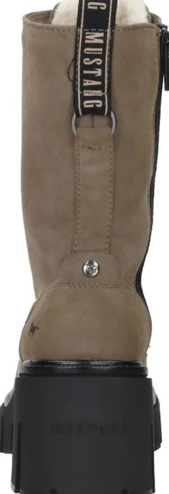 Mustang Veterschoenen Hoog Taupe New