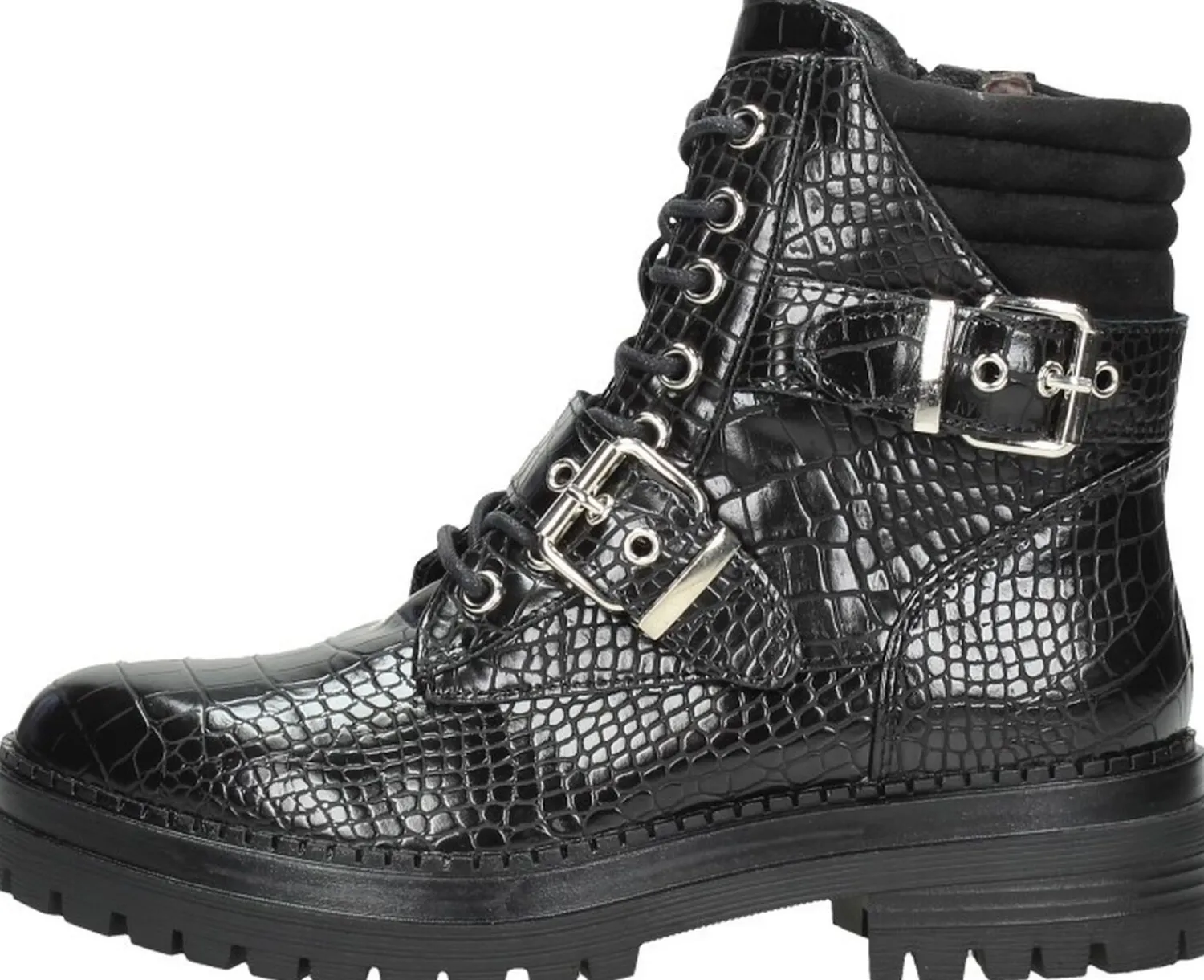 Sub55 Veterschoenen Hoog Zwart Fashion
