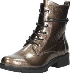 Tamaris Veterschoenen Hoog Brons Clearance