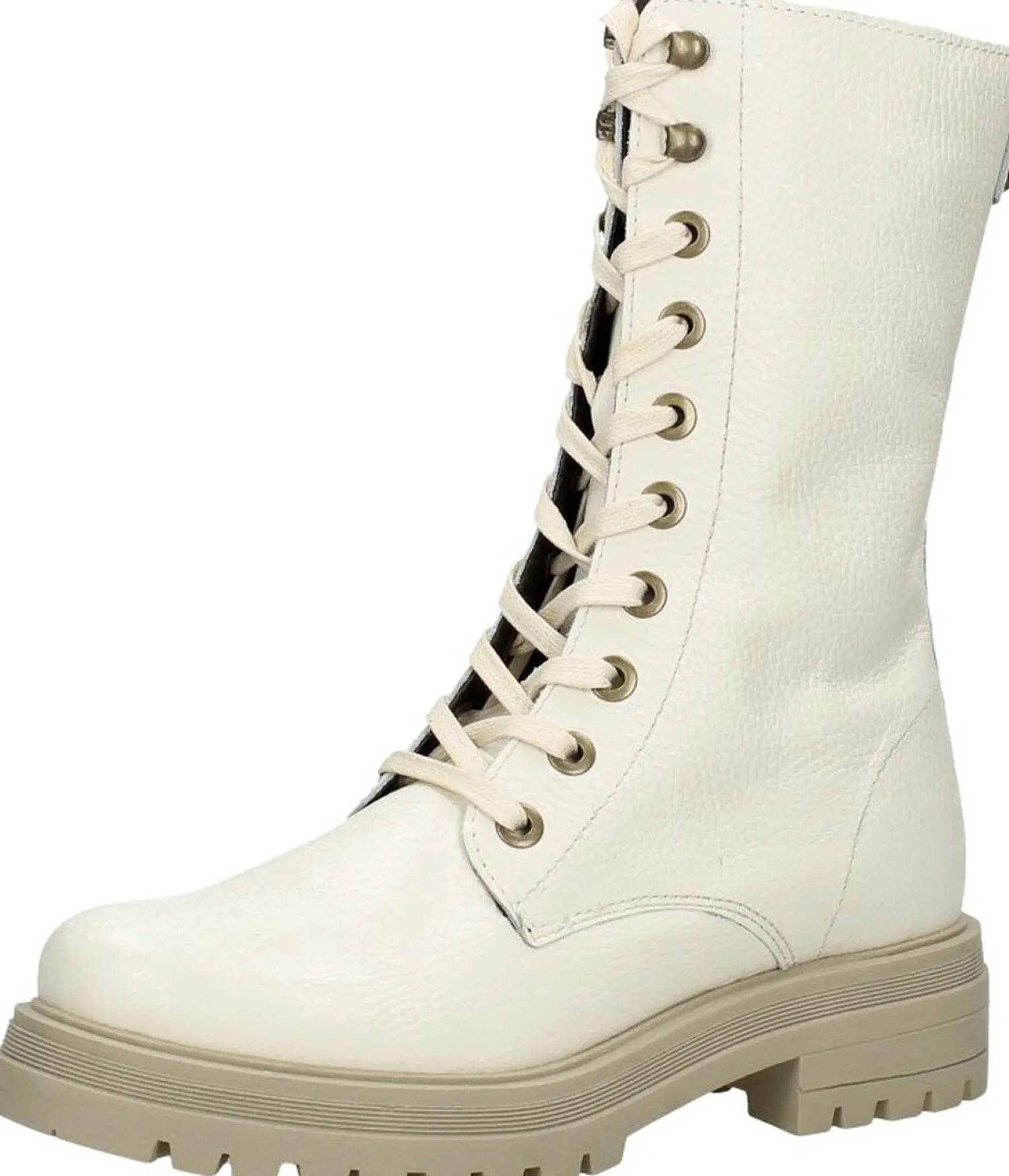 Sub55 Veterschoenen Hoog Gebroken wit Sale