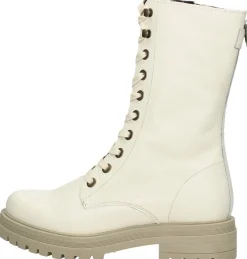 Sub55 Veterschoenen Hoog Gebroken wit Sale