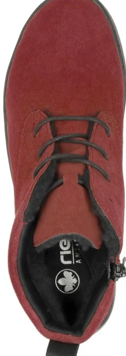 Rieker Veterschoenen Hoog Rood Online