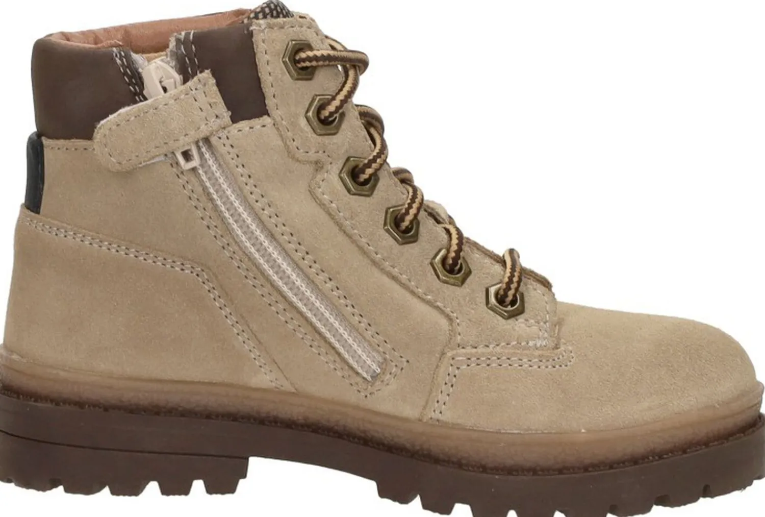 Keq Veterschoenen Hoog Beige Online
