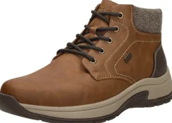 Rieker Veterschoenen Hoog Cognac New