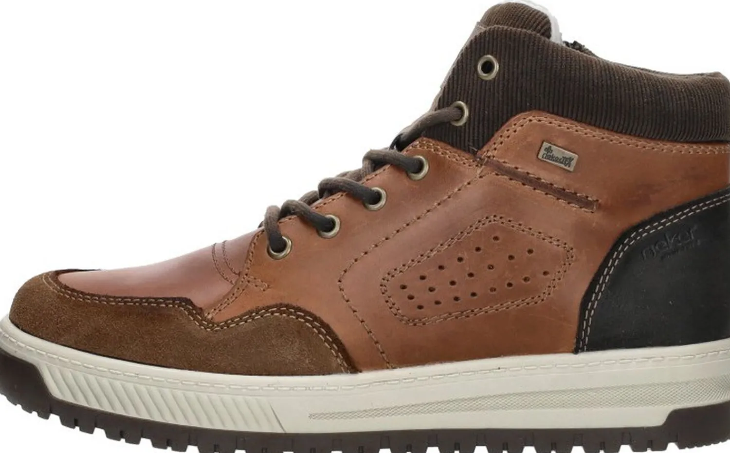 Rieker Veterschoenen Hoog Cognac Discount