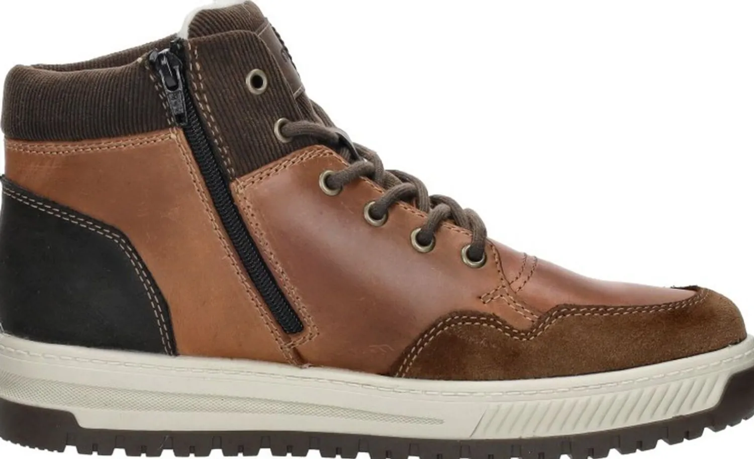 Rieker Veterschoenen Hoog Cognac Discount