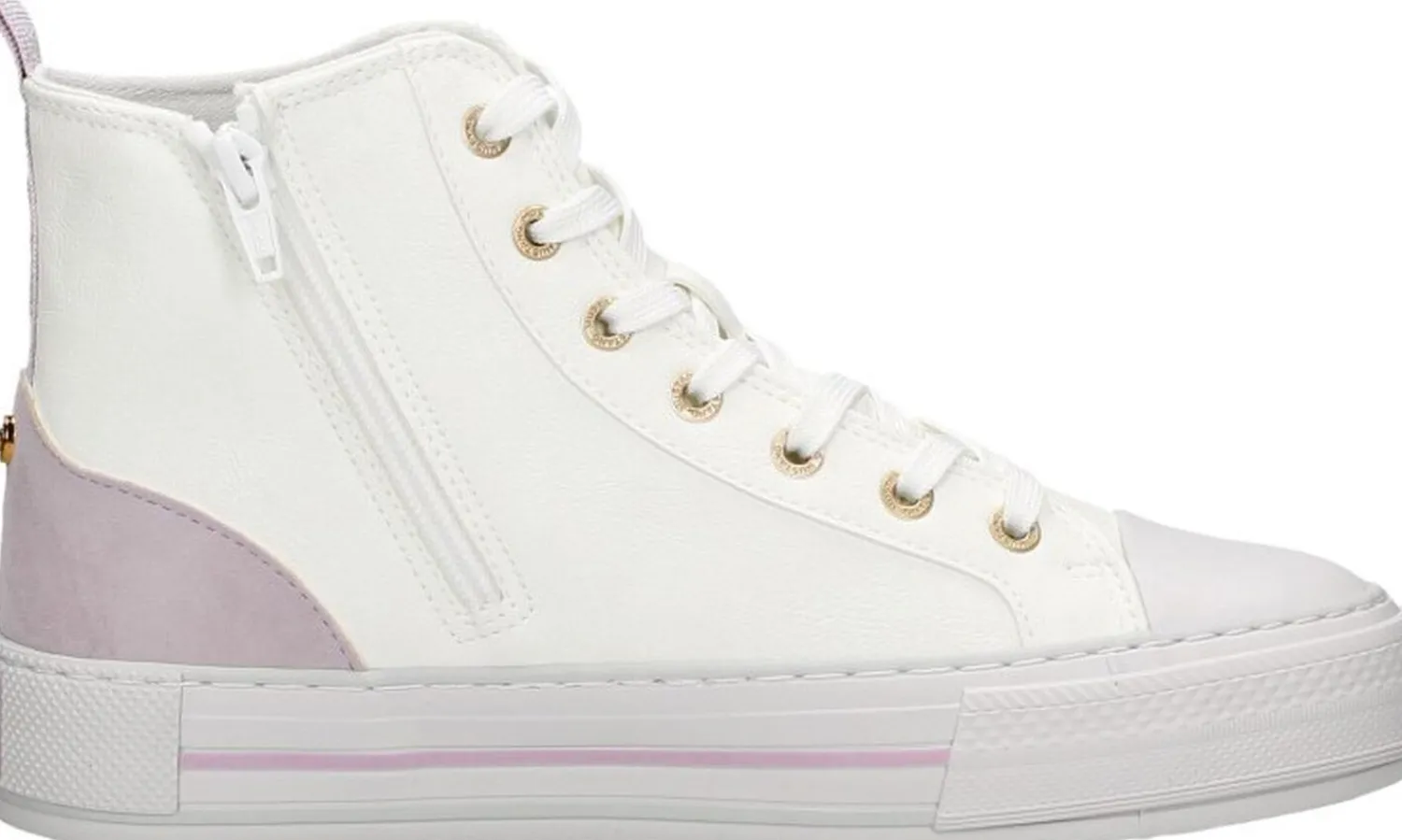 Mustang Veterschoenen Hoog Wit Clearance