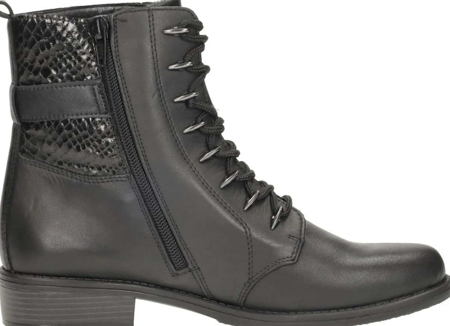 Remonte Veterschoenen Hoog Zwart Clearance