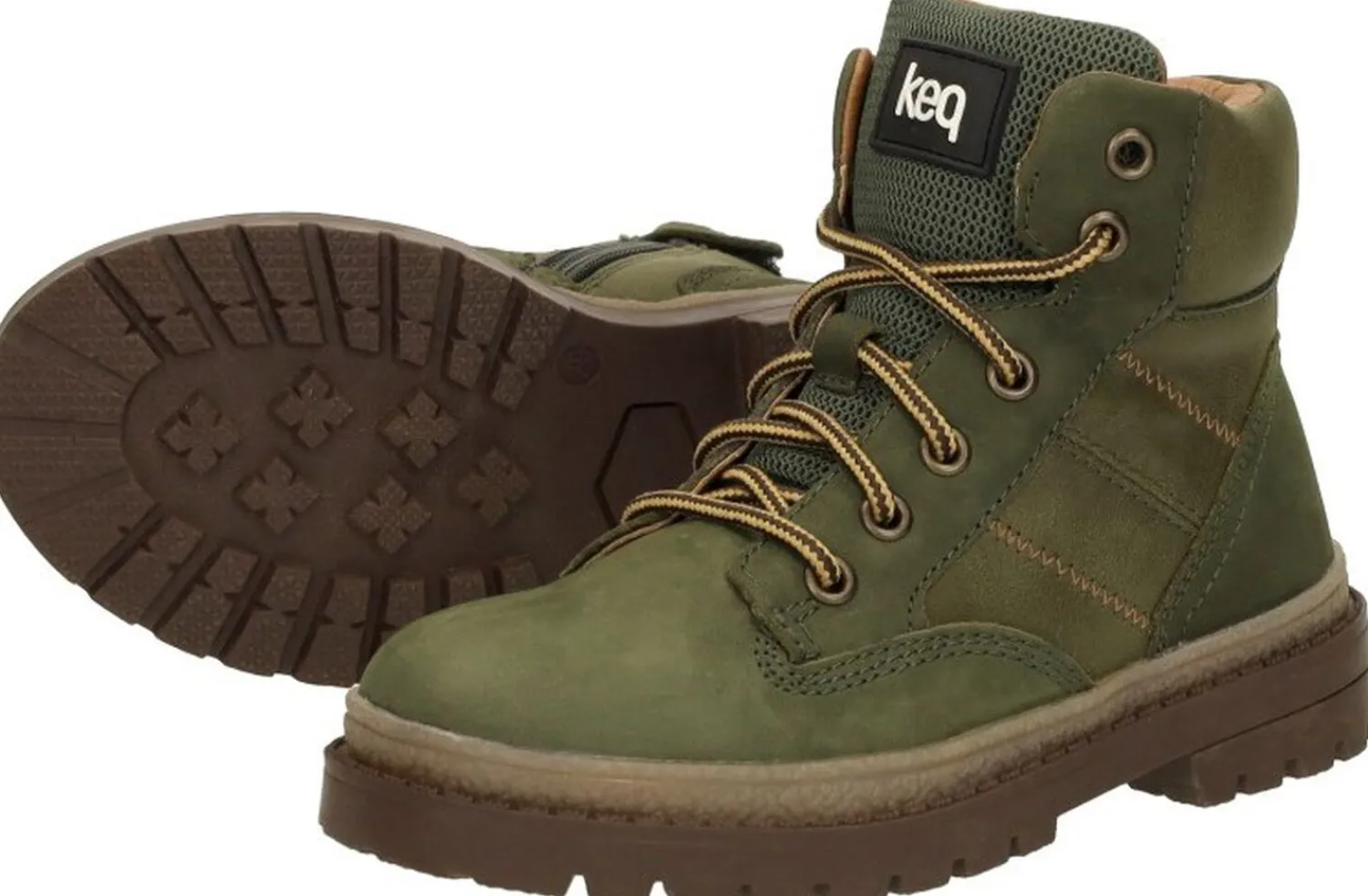 Keq Veterschoenen Hoog Groen Discount