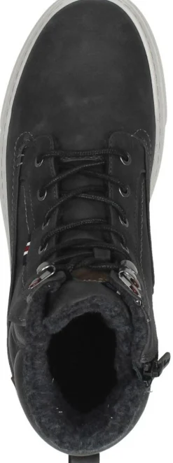 Mustang Veterschoenen Hoog Donkergrijs Hot