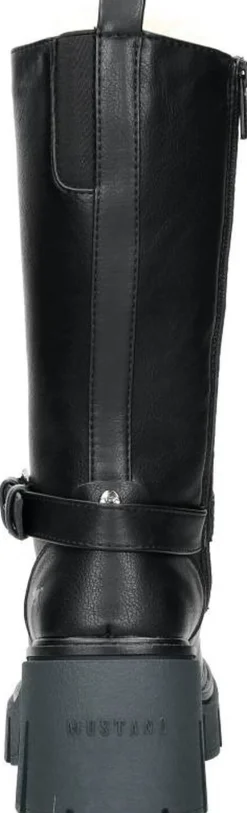 Mustang Veterschoenen Hoog Zwart Clearance