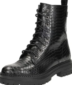 Sub55 Veterschoenen Hoog Zwart New