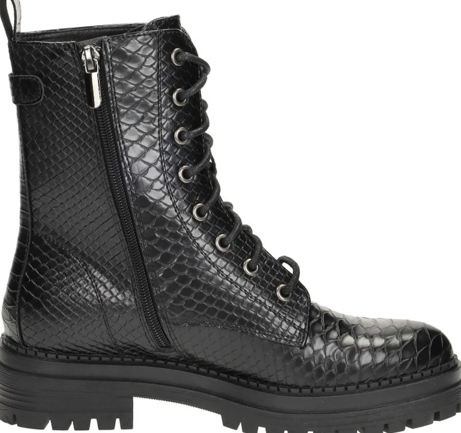 Sub55 Veterschoenen Hoog Zwart New