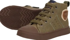 Shoesme Veterschoenen Hoog Groen Outlet