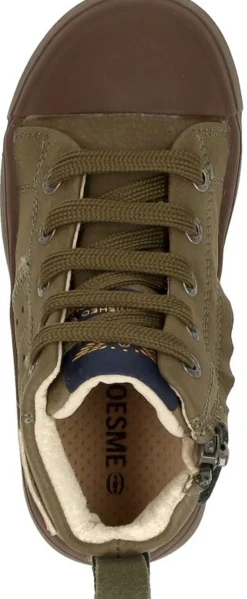 Shoesme Veterschoenen Hoog Groen Outlet