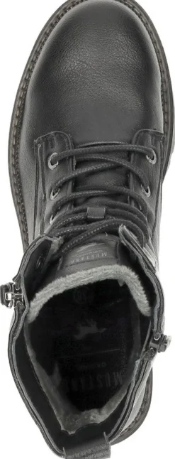 Mustang Veterschoenen Hoog Zwart Sale