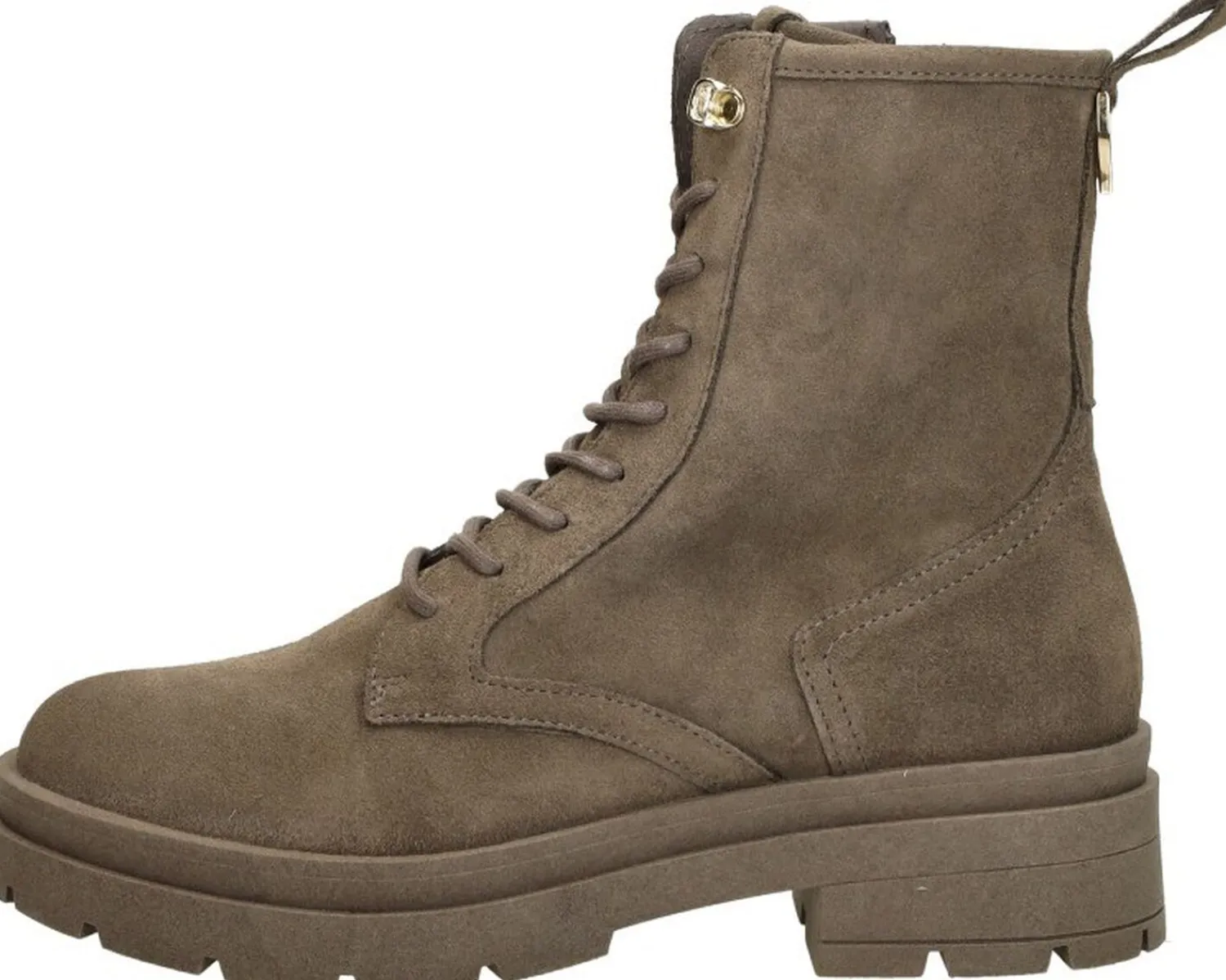 Red Rag Veterschoenen Hoog Taupe Fashion