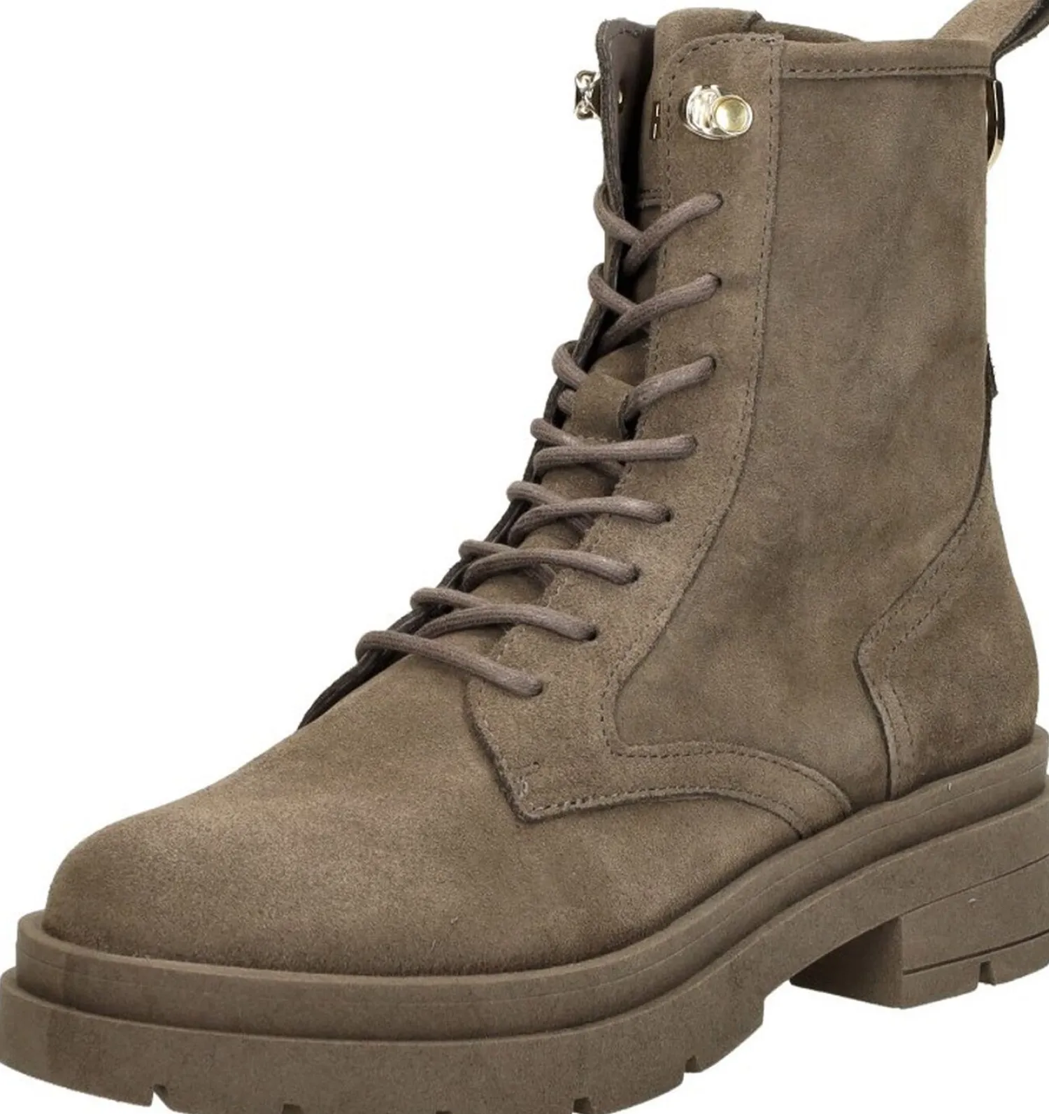 Red Rag Veterschoenen Hoog Taupe Fashion