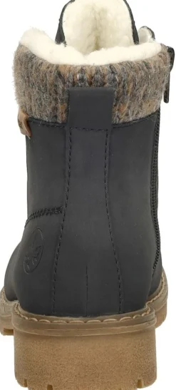 Rieker Veterschoenen Hoog Blauw New