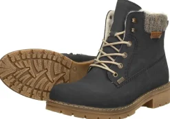 Rieker Veterschoenen Hoog Blauw New