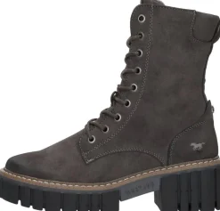 Mustang Veterschoenen Hoog Taupe Outlet